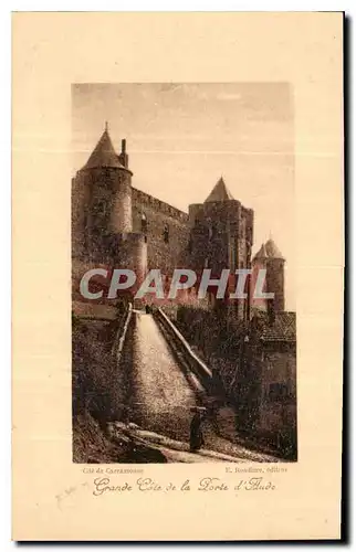 Cartes postales Cite de Carcassonne Grande Cote de la Porte d'Aude