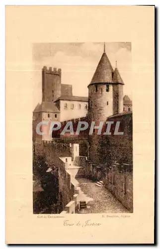 Cartes postales Cite de Carcassonne Tour de Justice