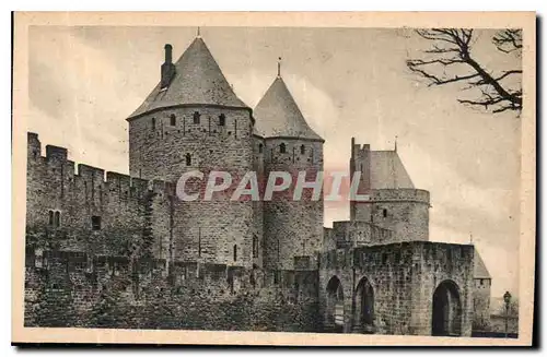 Ansichtskarte AK Cite de Carcassonne Porte Narbonnaise