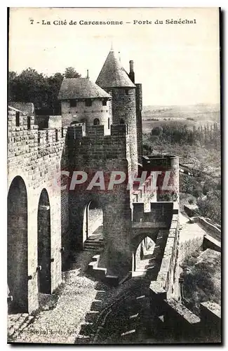 Ansichtskarte AK La Cite de Carcassonne Porte du Senechal