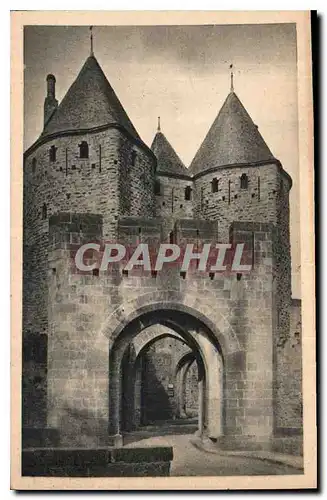 Ansichtskarte AK Cite de Carcassonne Porte Narbonnaise