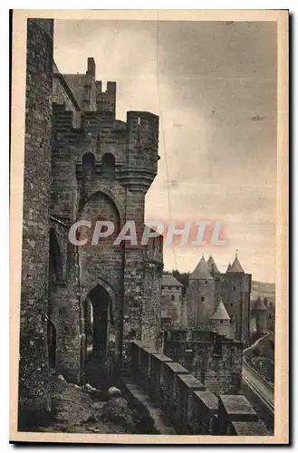 Ansichtskarte AK Cite de Carcassonne Defenses du front Ouest