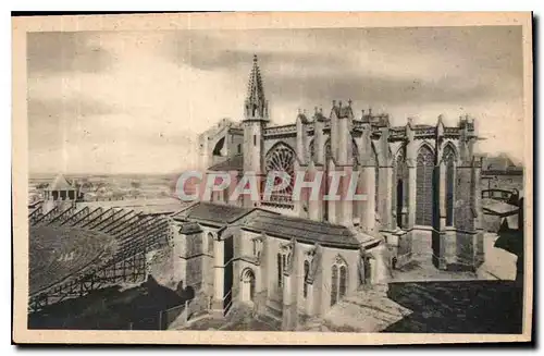 Cartes postales Cite de Carcassonne l'eglise Saint Nazaire et le Theatre