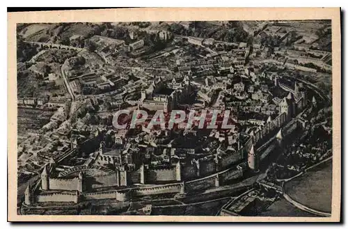 Cartes postales Cite de Carcassonne vue aerienne Cliche CAF