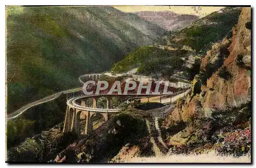 Cartes postales Route de Menton a Sospel