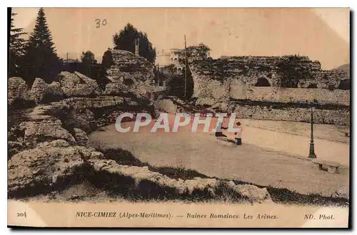 Ansichtskarte AK Nice Cimiez Alpes Maritimes ruines Romaines les Arenes