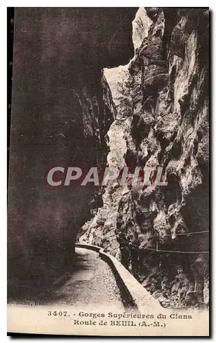 Ansichtskarte AK Gorges Superieures du Cians Route de Beuil A M