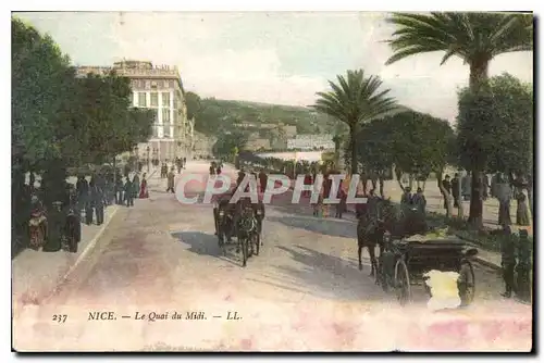 Cartes postales Nice le Quai du Midi