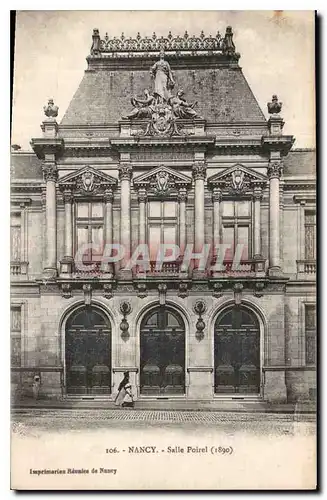 Cartes postales Nancy Salle Poirel 1890