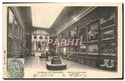 Cartes postales Chateau de Chantilly Galerie de Peinture