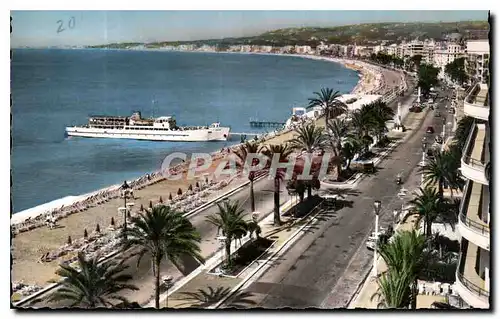 Cartes postales La Cote d'Azur Promenade des Anglais