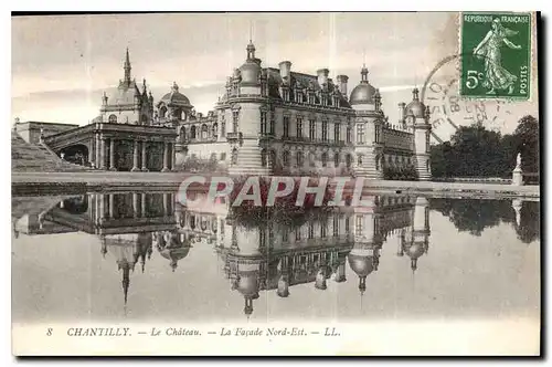 Ansichtskarte AK Chantilly le Chateau la Facade Nord Est