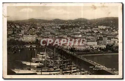 Cartes postales Cannes vue prise en Avion