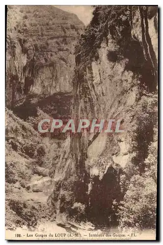 Cartes postales Les Gorges du Loup A M interieur des Gorges