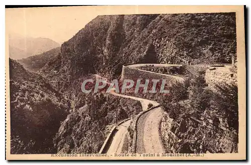 Cartes postales Excursion intervallee route de l'urini a Moulinet A M