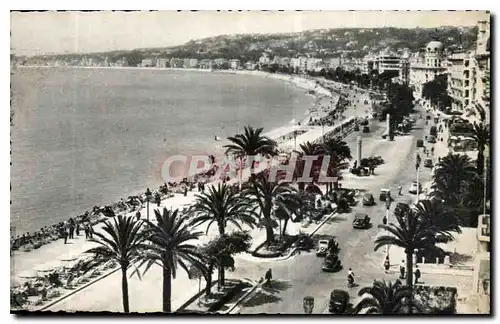 Cartes postales Nice Promenade des Anglais vue prise de l'Hotel Ruhl