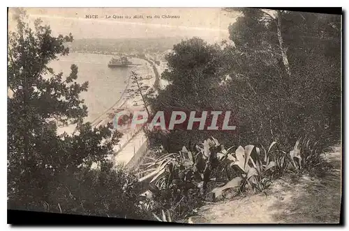 Cartes postales Nice Le Quai du Midi vu du Chateau