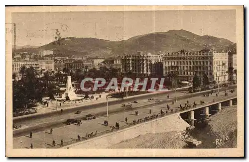 Cartes postales Nice Les JArdins Albert Ier vus de la Jetee