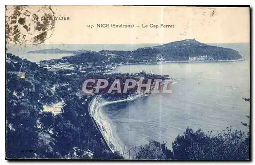 Cartes postales Cote d'Azur Nice Environs le Cap Ferrat