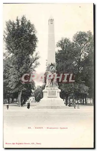 Cartes postales Nancy Monument Carnot