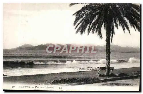 Cartes postales Cannes vue sur l'Esterel