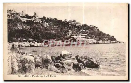 Cartes postales Nice Pointe du Mont Boron