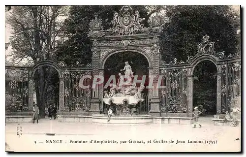 Ansichtskarte AK Nancy Place Stanislav Grilles en fer forge de Jean Lamour