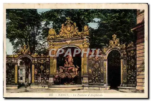 Cartes postales Nancy la Fontaine d'Amphitrite