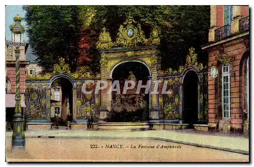 Cartes postales Nancy la Fontaine d'Amphitrite