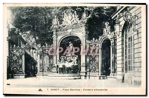 Cartes postales Nancy Place Stanislas Fontaine d'Amphitrite