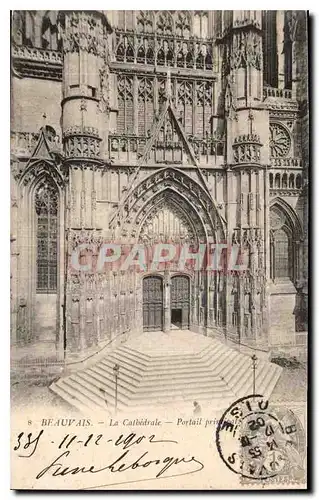 Cartes postales Beauvais la Cathedrale Portail Principal