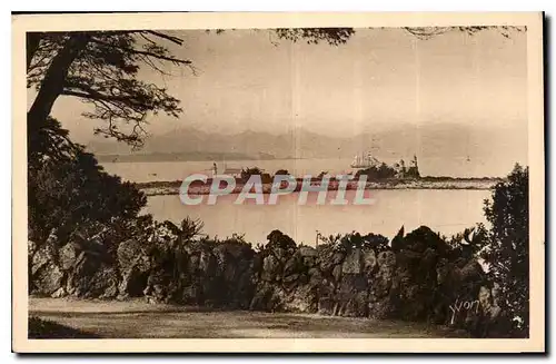 Ansichtskarte AK Cote d'Azur le Littoral de Cannes a Nice le Plan de l'Islette vu de la Villa Elen Roch