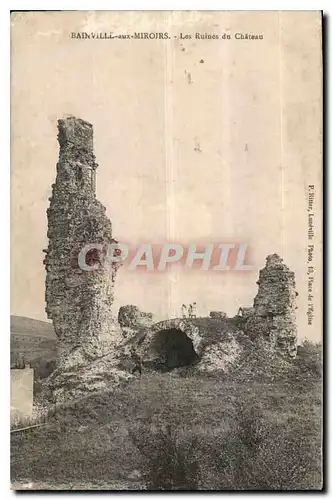 Cartes postales Bainville au Miroirs les Ruines du Chateau