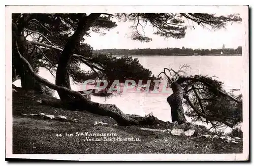 Cartes postales Ile Ste Marguerite vue sur Saint Honorat