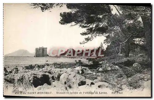 Ansichtskarte AK Ile Saint Honorat Monastere Fortifie de l'Abbaye de Lerins