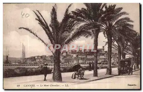 Cartes postales Cannes le mont Chevalier