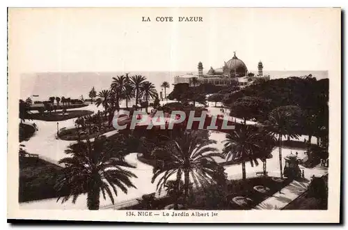 Ansichtskarte AK La Cote d'Azur Nice Le Jardin Albert 1er