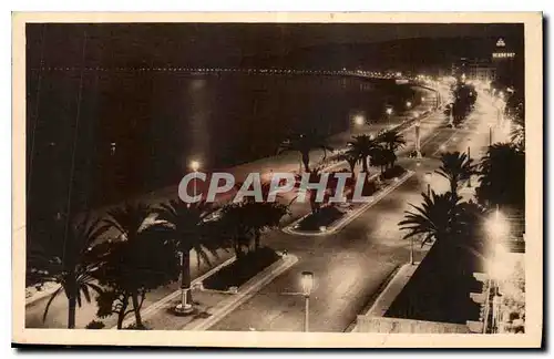 Cartes postales Cote d'Azur Artistique Nice Feerie Nocturne