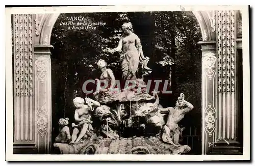 Cartes postales Nancy Details de la Fontaine d'Amphitrite