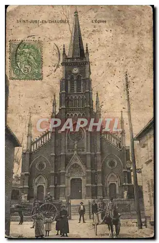 Cartes postales Saint Just en Shaussee L'Eglise