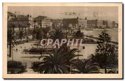 Cartes postales Cannes Les jardins et la Croisette