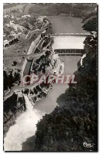 Cartes postales Barrage de Genissiat Ain Vue aerienne