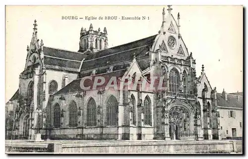 Cartes postales Bourg Eglise de Brou Ensemble 1