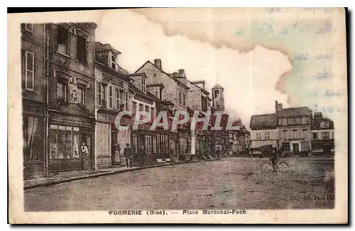 Cartes postales Formerie Oise Place Marechal Foch