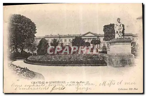 Cartes postales Chateau de Compiegne Cote du Parc