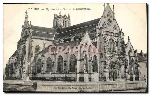 Cartes postales Bourg Eglise de Brou l'Ensemble