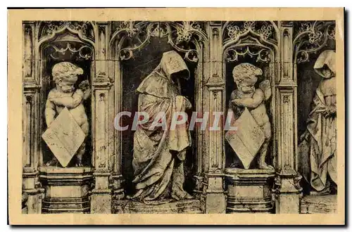 Cartes postales Eglise de Brou tombeau de Marguerite de Bourbon Pleurants et angelots