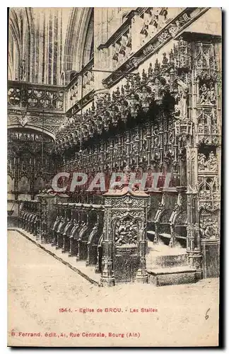 Cartes postales Eglise de Brou les Stalles