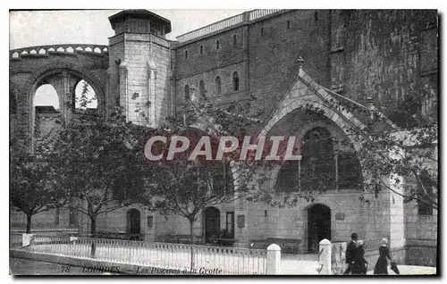 Cartes postales Lourdes les Piscines a la Grotte