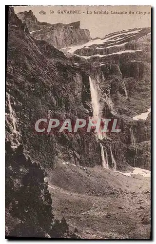 Ansichtskarte AK Gavarnie la grande Cascade du Cirque